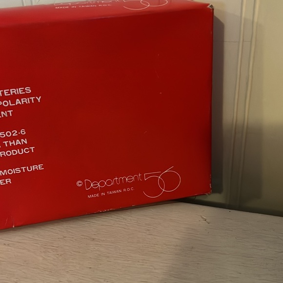 Vintage NWT Department 56 Candle light clip on Christmas tree set - Picture 4 of 4